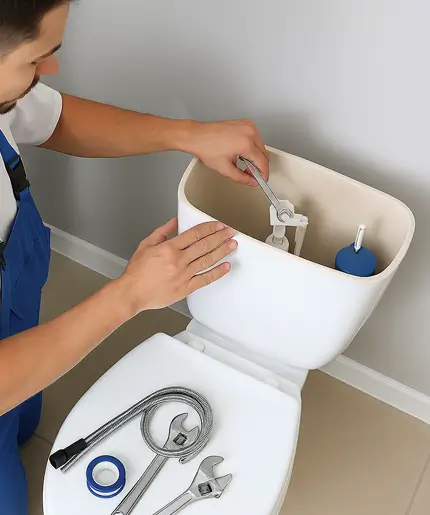 Toilet repair Aldine TX — emergency toilet & flange repair